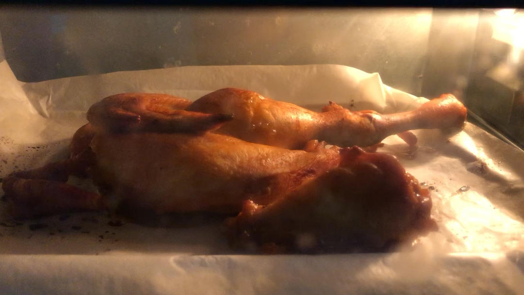 田螺姑娘超级简单不用腌制脆皮烤鸡