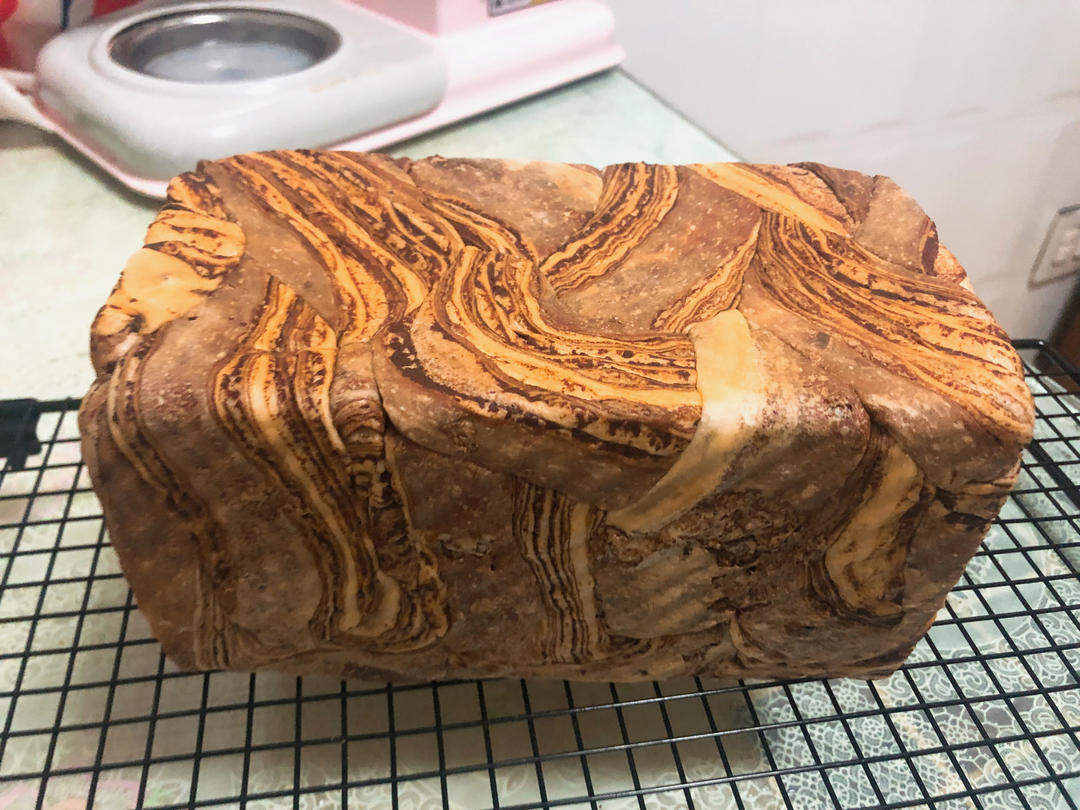 巧克力大理石吐司