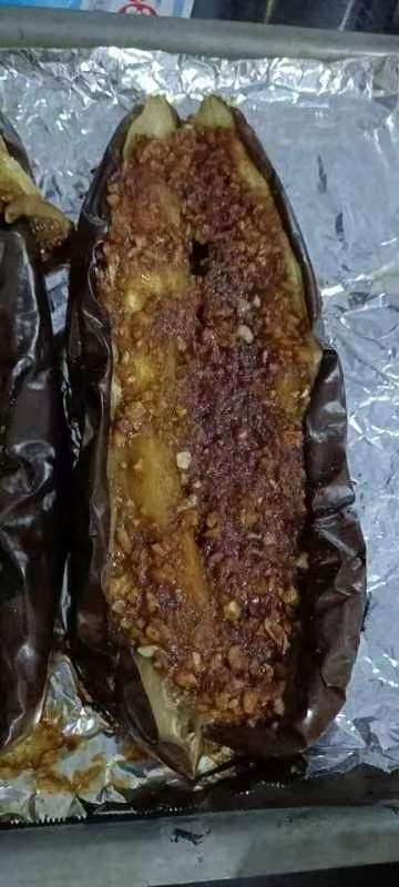 烤箱菜走起--蒜蓉烤茄子
