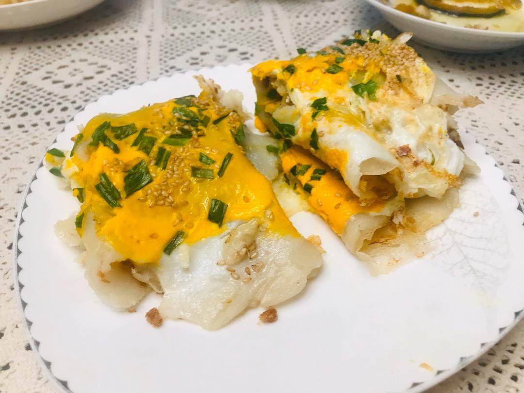 秒杀早餐摊不破皮大煎饼，步骤超详细