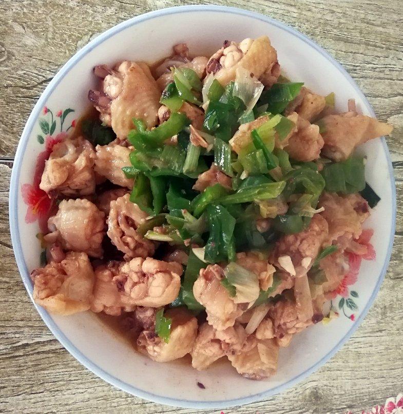 青椒炒鸡翅