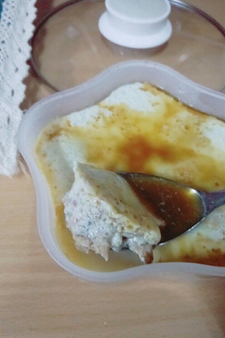 鸡蛋蒸肉饼