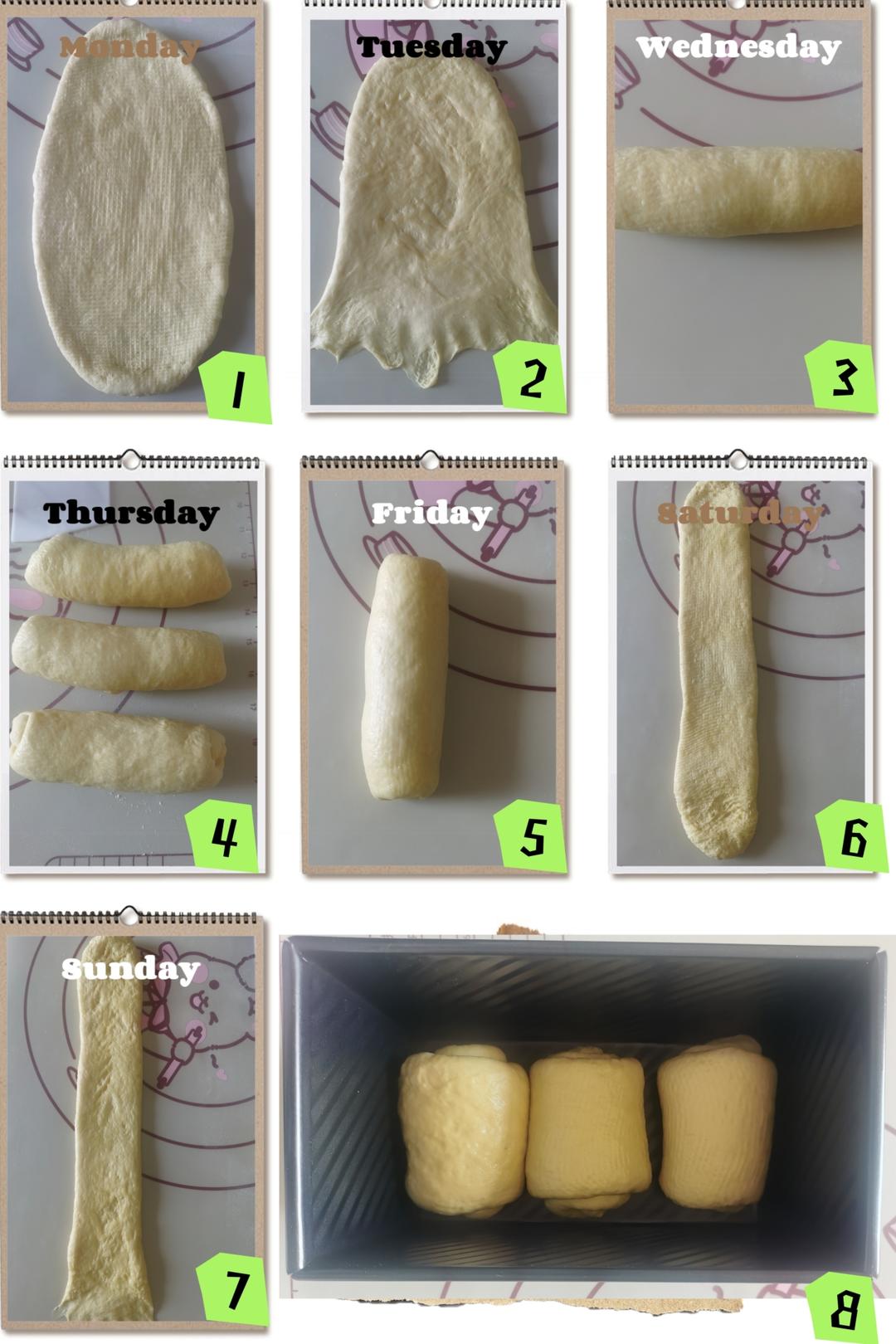 纯奶手撕吐司的做法 步骤1