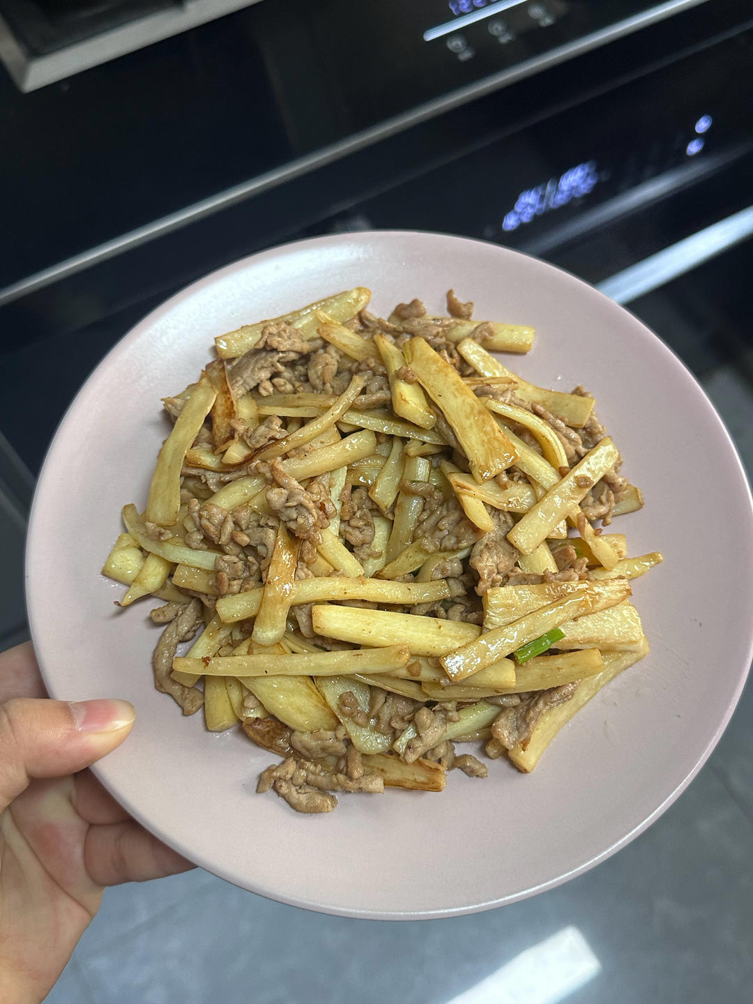 茭白炒肉丝