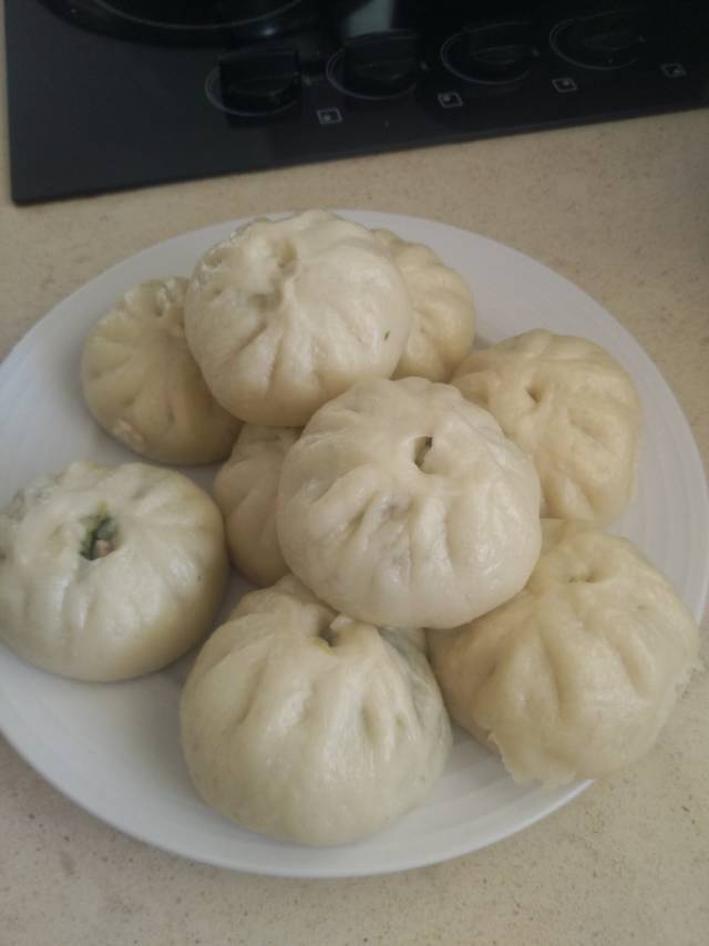 青菜香菇包