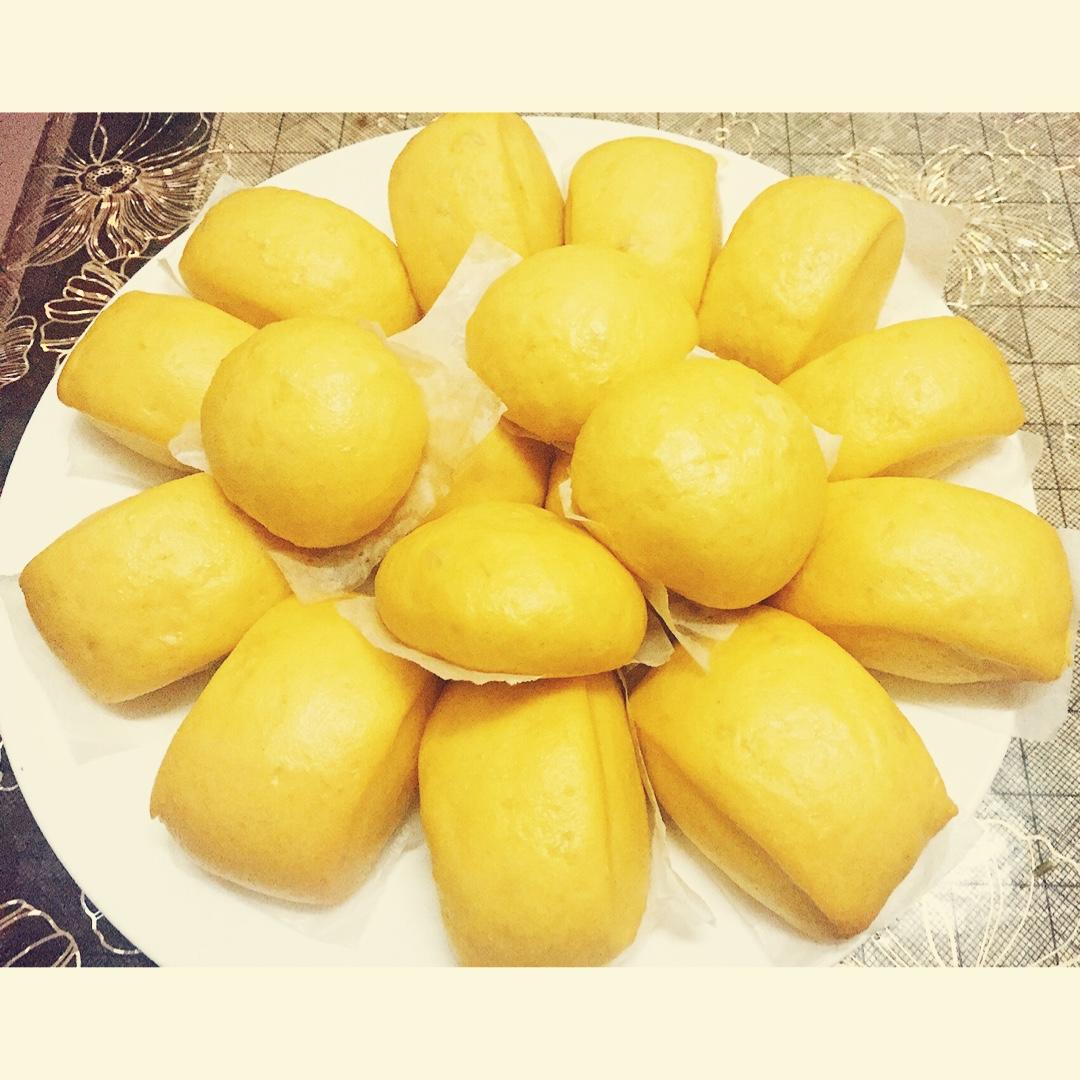 新手也可以--详解如何做出人见人爱、金黄的南瓜馒头