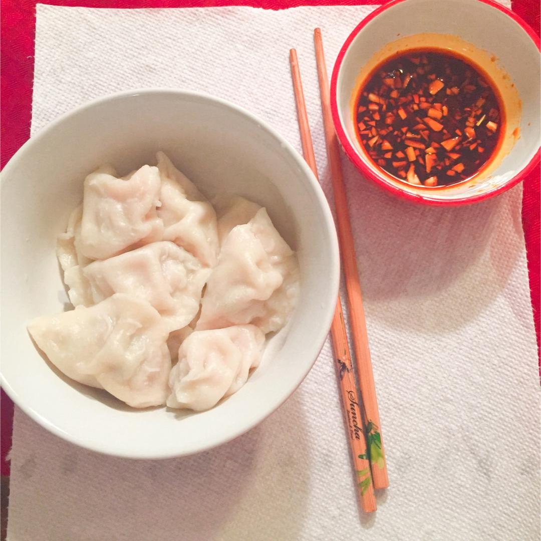 私家饺子蘸酱