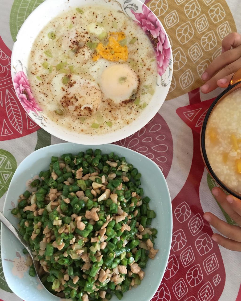 肉沫豆角下饭菜