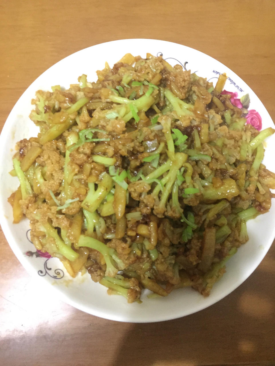 土豆烧花菜