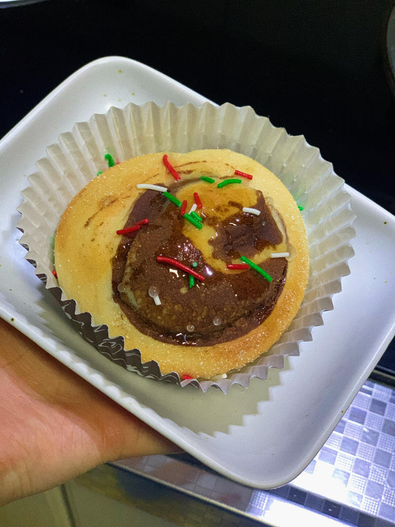 1口1个の懒人版全麦椰香肉桂卷（肉桂挤挤面包）｜隔夜冷藏发酵