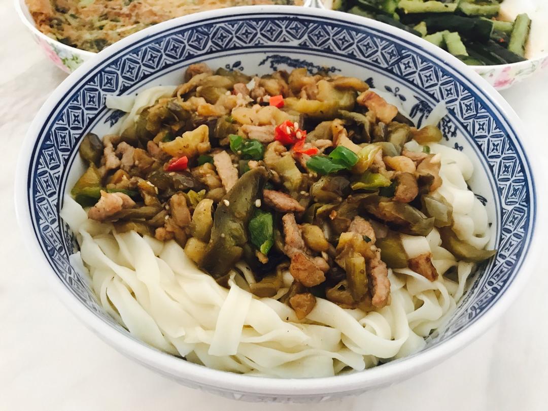 茄子汆儿面
