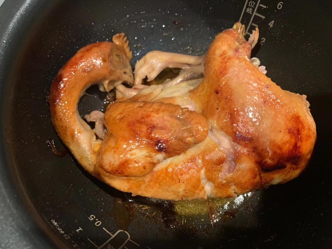 电饭煲版盐焗鸡