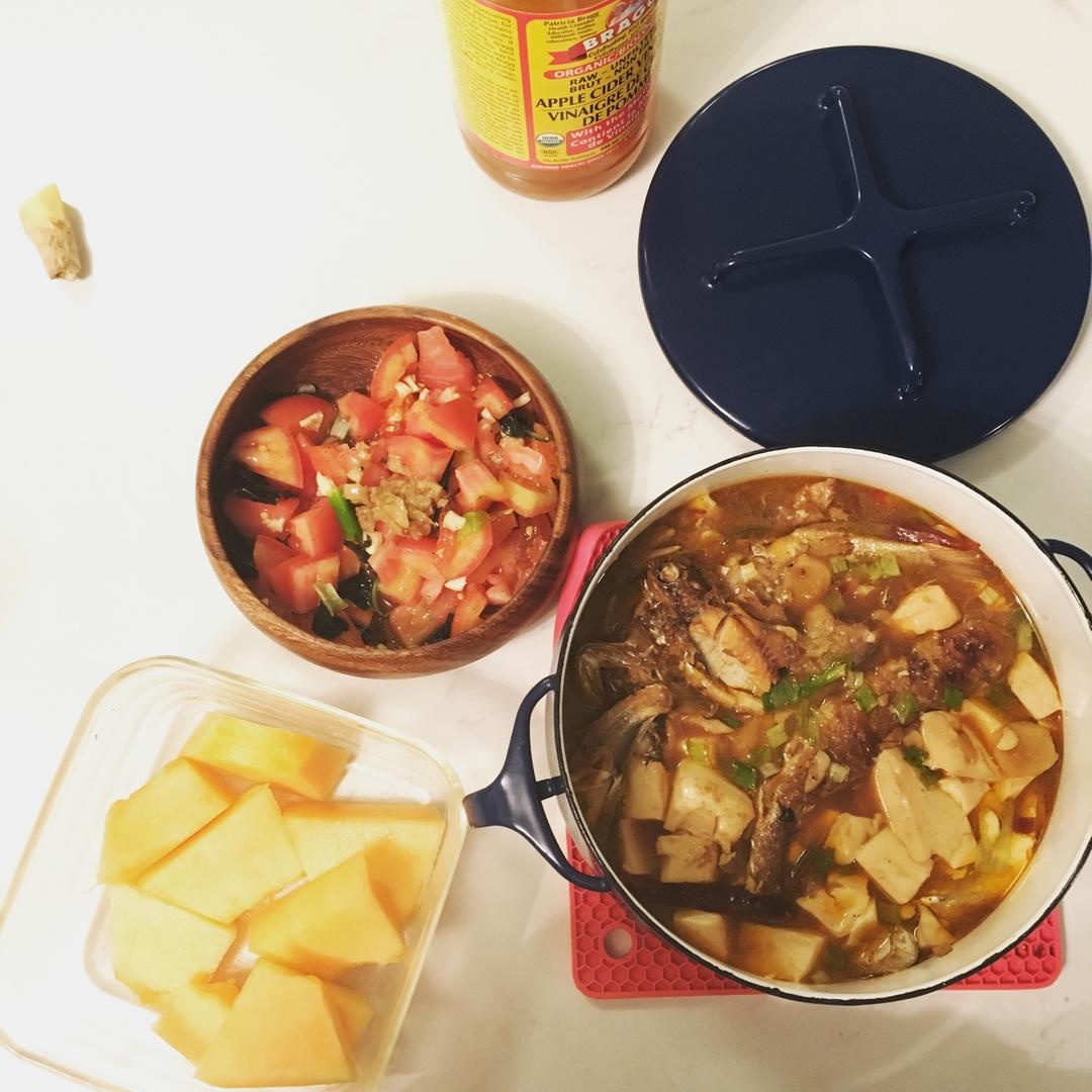 小黄鱼烧豆腐