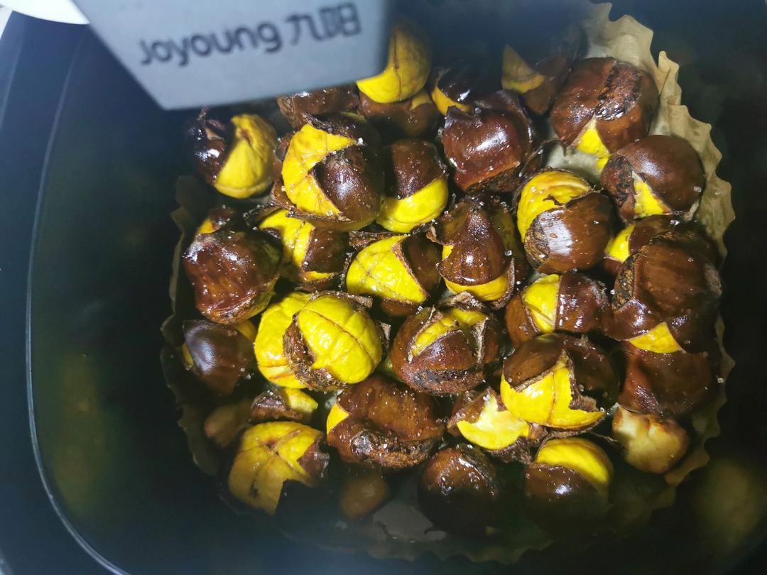 「空气炸锅」烤板栗无油无糖超简单