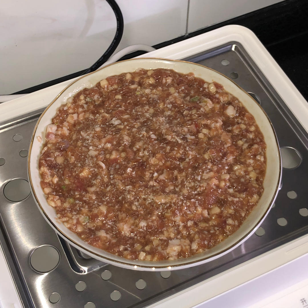 孩子爱吃的蒸肉饼