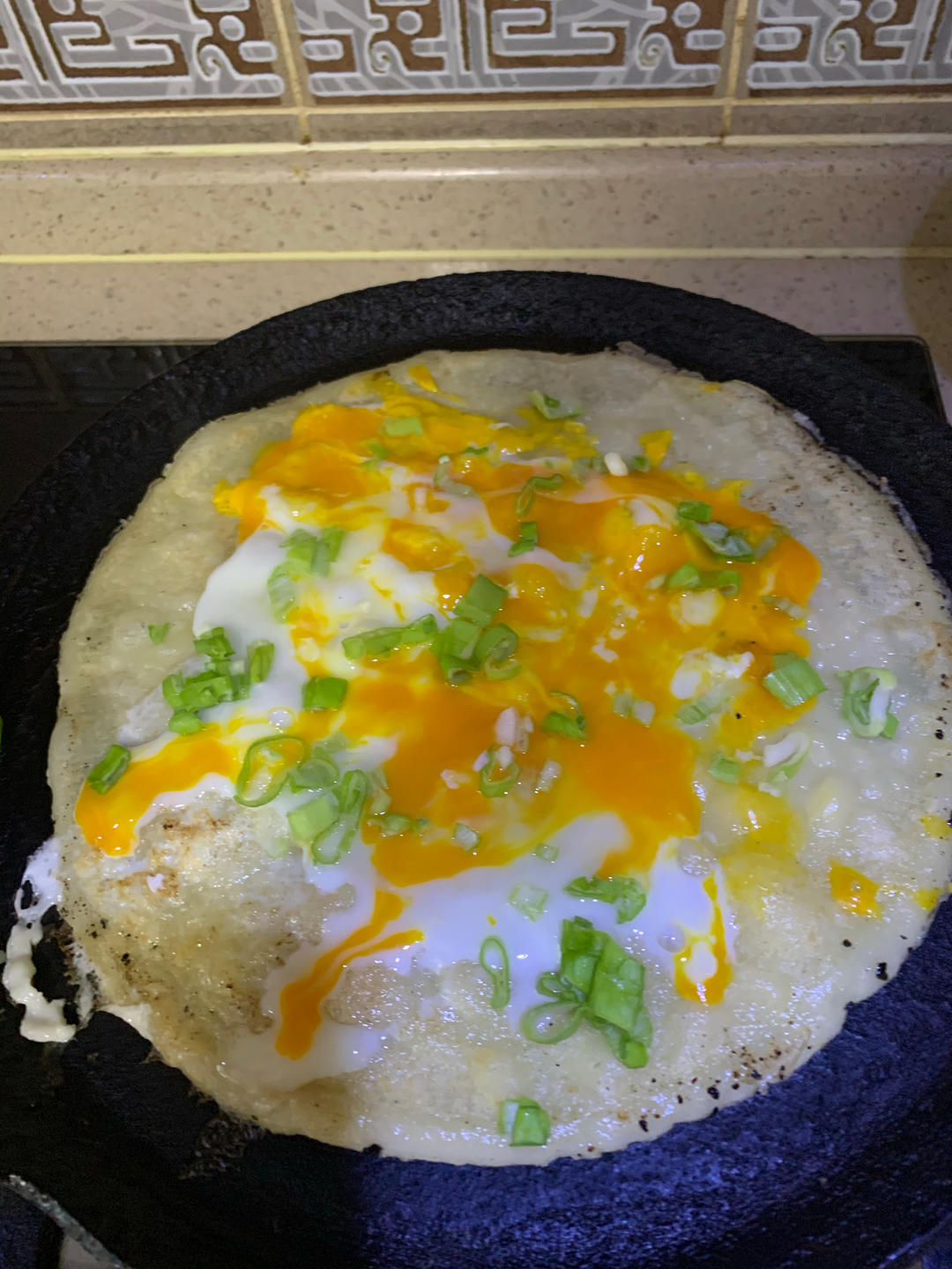 家庭平底锅版煎饼果子