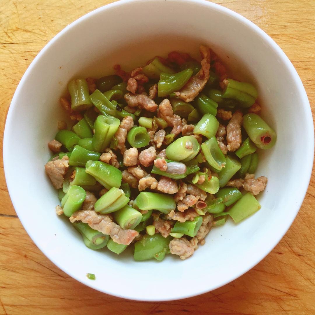 肉沫豆角下饭菜