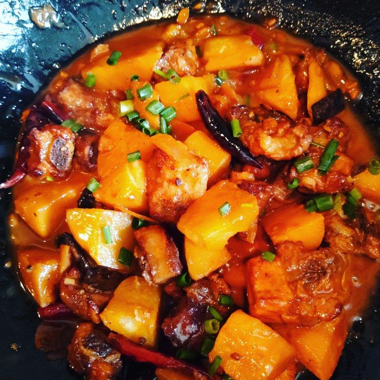 土豆炖排骨