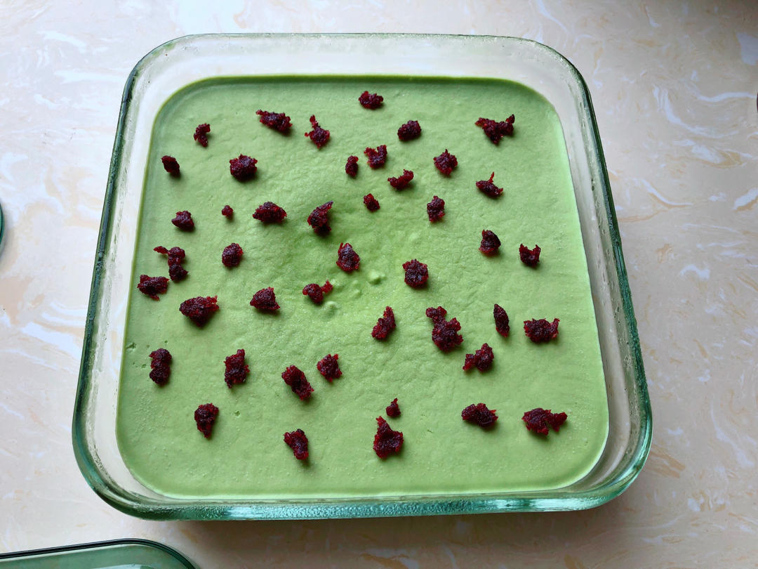 抹茶白巧冰淇淋