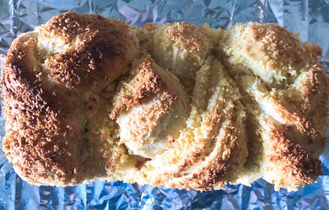 视频菜谱：做过几百次的椰蓉吐司面包