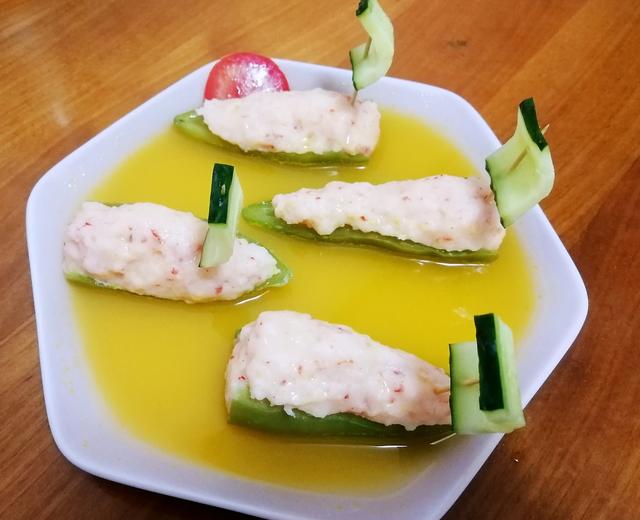 尖椒虾滑 ⛵️一帆风顺的做法