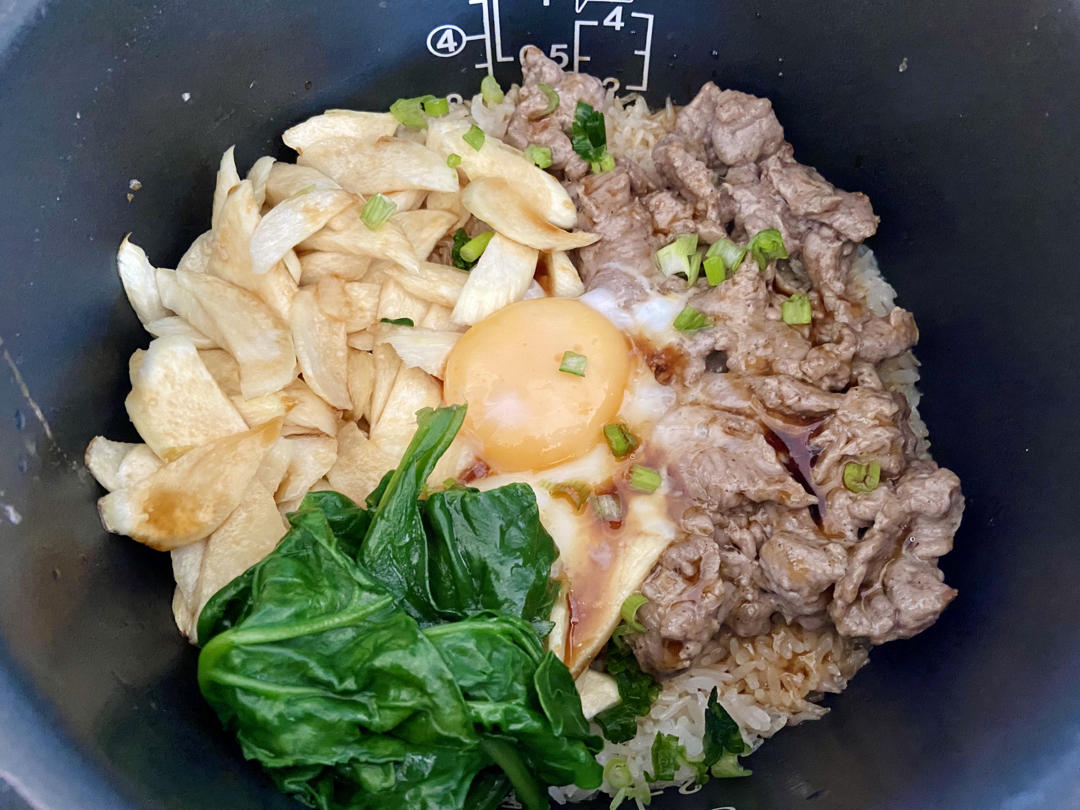 牛肉煲仔饭～电饭锅版