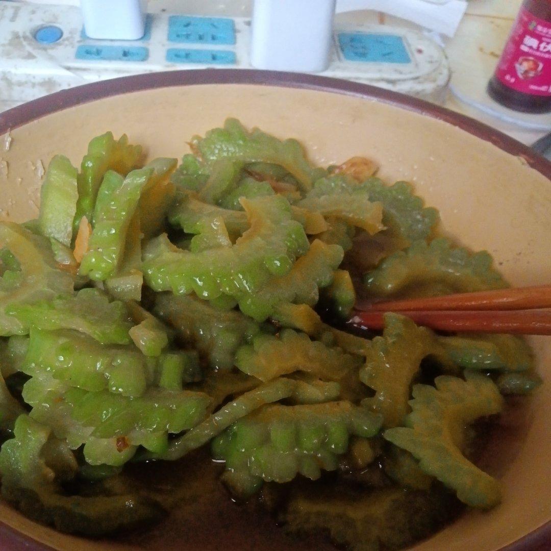 清炒苦瓜