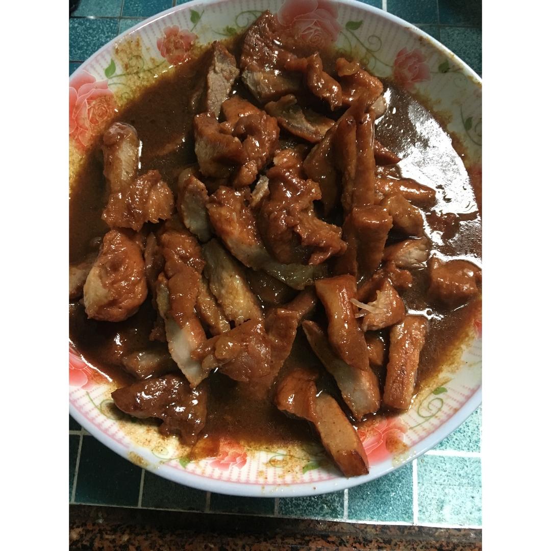 超简单平底锅叉烧肉，多汁味浓不能再快手