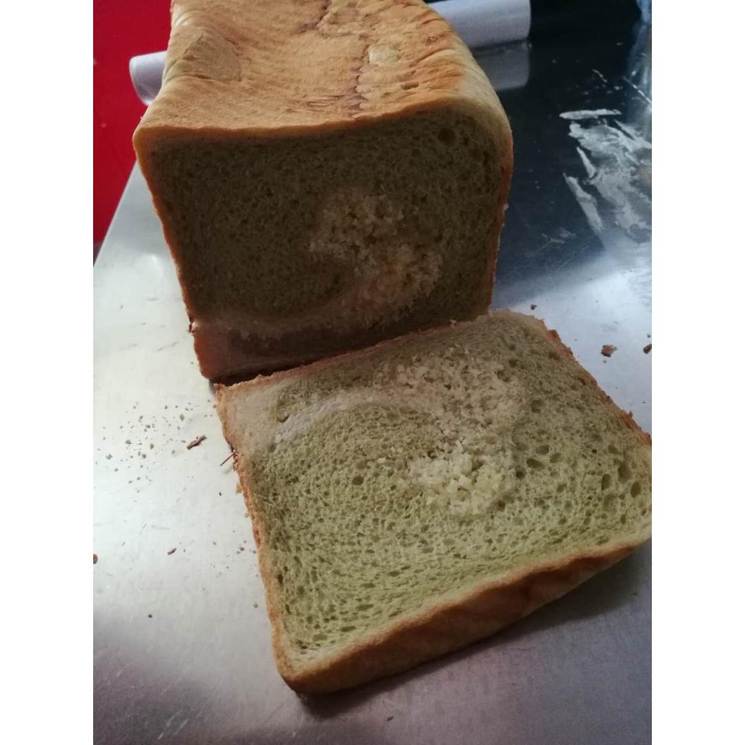 抹茶蜜豆吐司