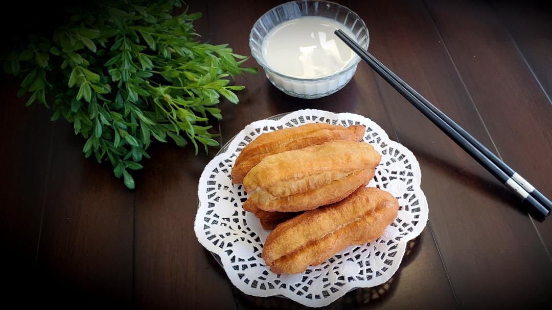 小美超好吃油条，比油条店都要好吃！附咸豆浆