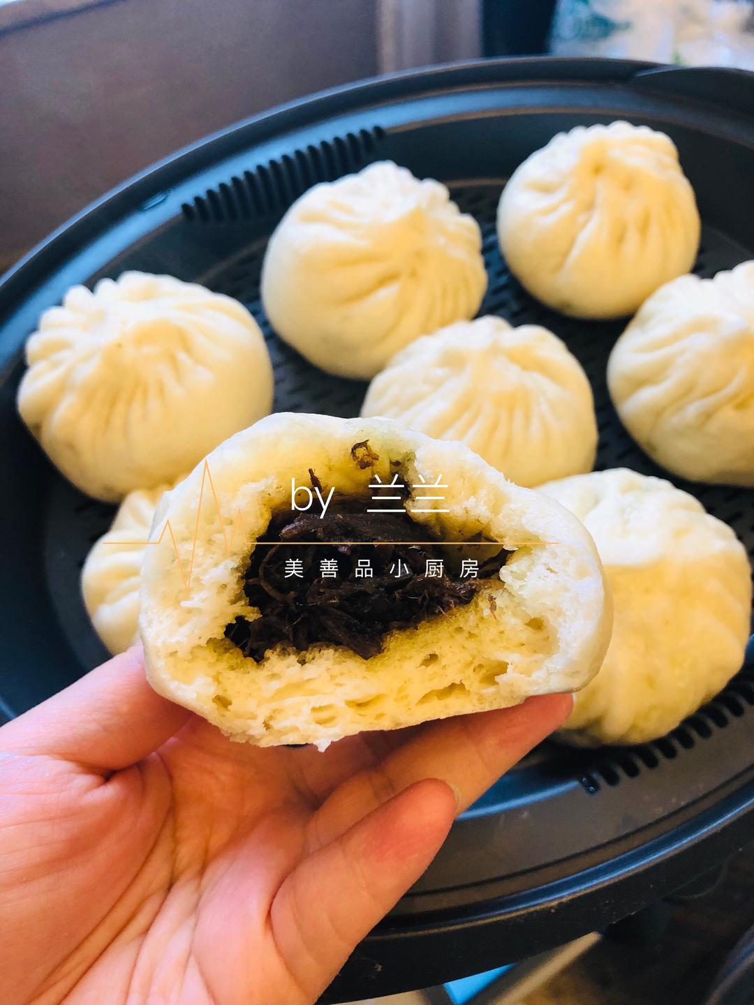 梅干菜肉包的做法