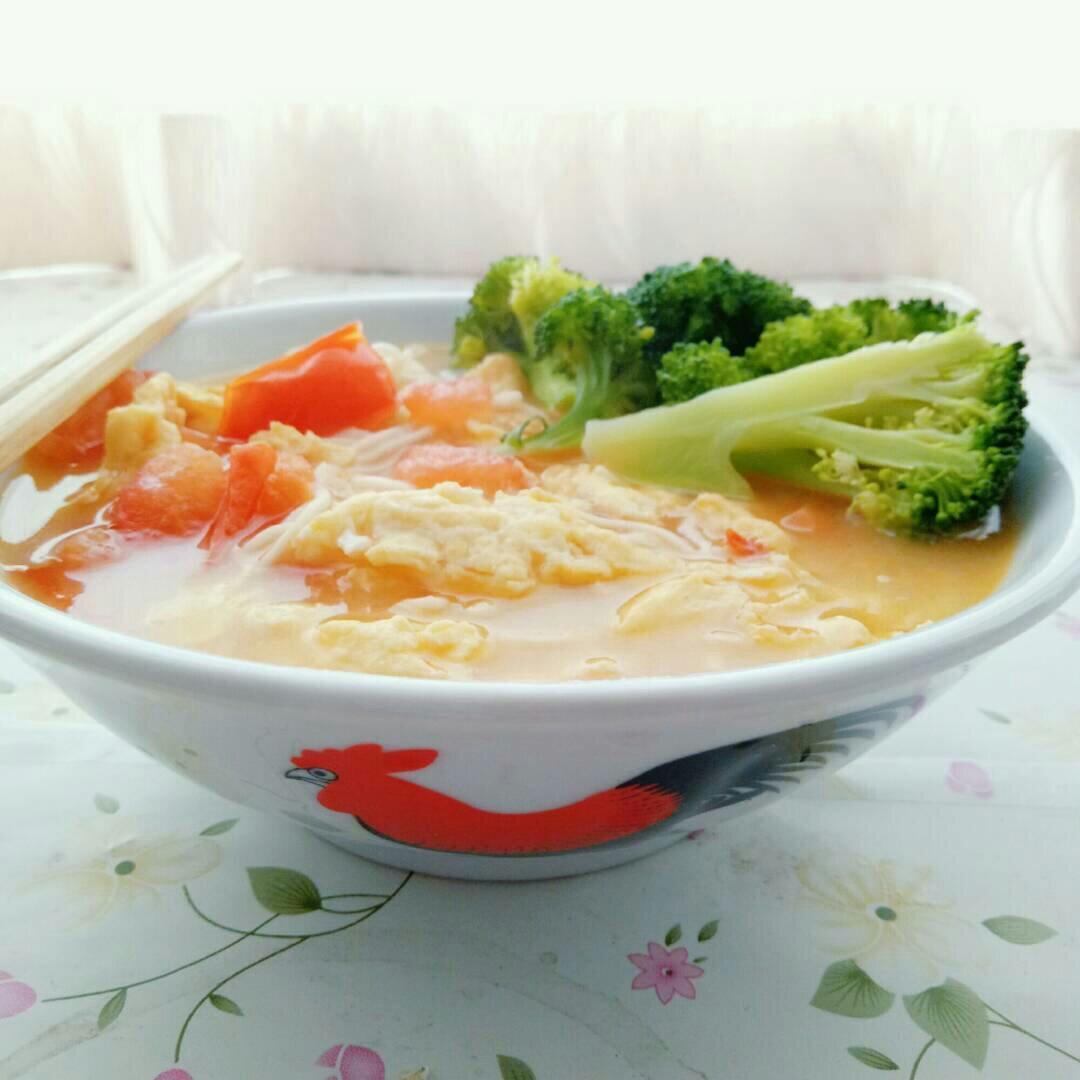 超级入味好吃的番茄鸡蛋面