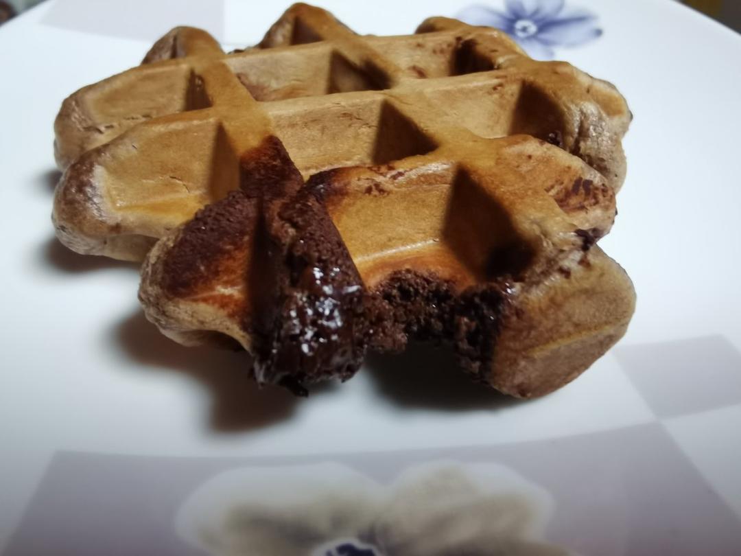 双重可可巧克力华夫饼（发酵版）