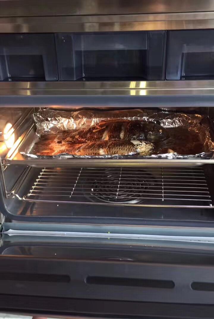 9800zhaj做的烤鱼烤箱