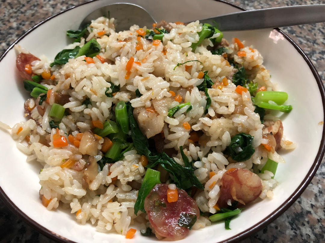 青菜炒饭