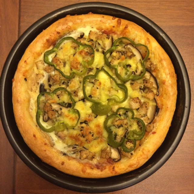 鸡粒儿披萨（及红酱与面饼大法）