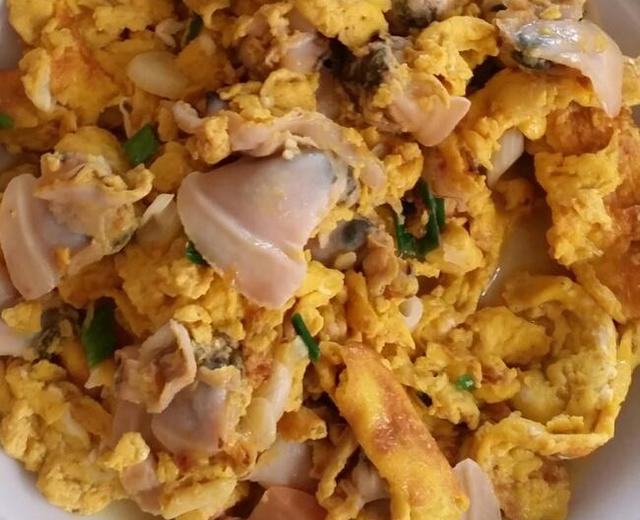文蛤蘑菇炒鸡蛋的做法