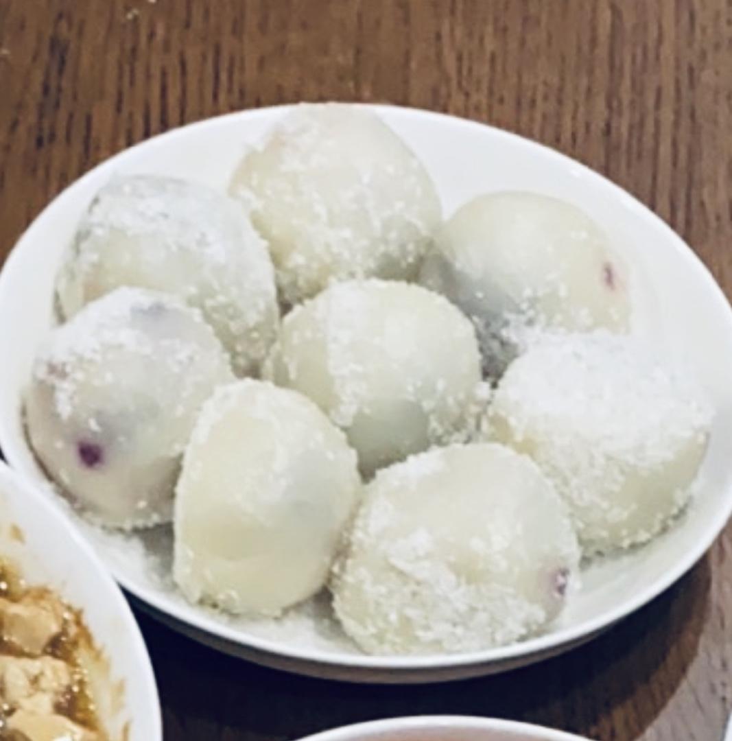 健康低脂燕麦紫薯糯米糍