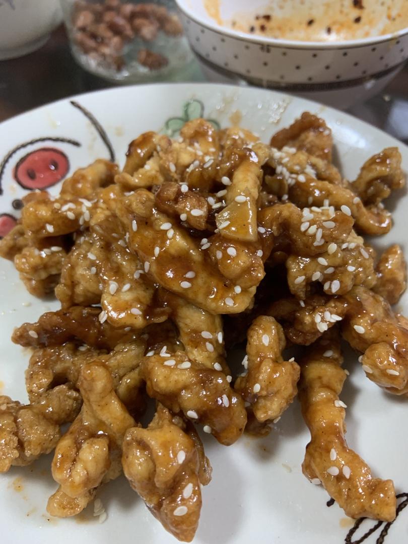 糖醋里脊（鸡肉版）