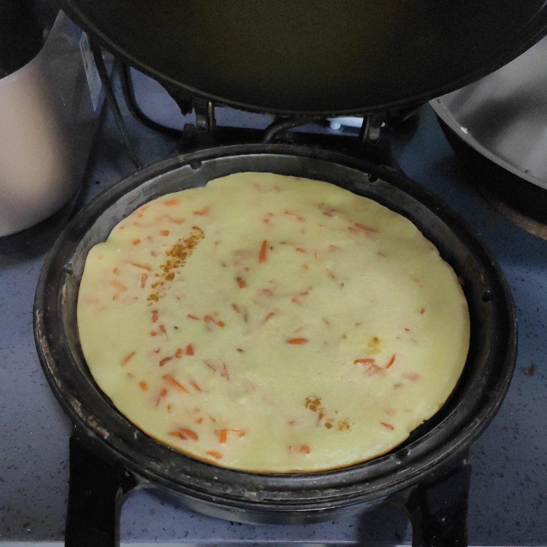 简单快手蔬菜鸡蛋煎饼