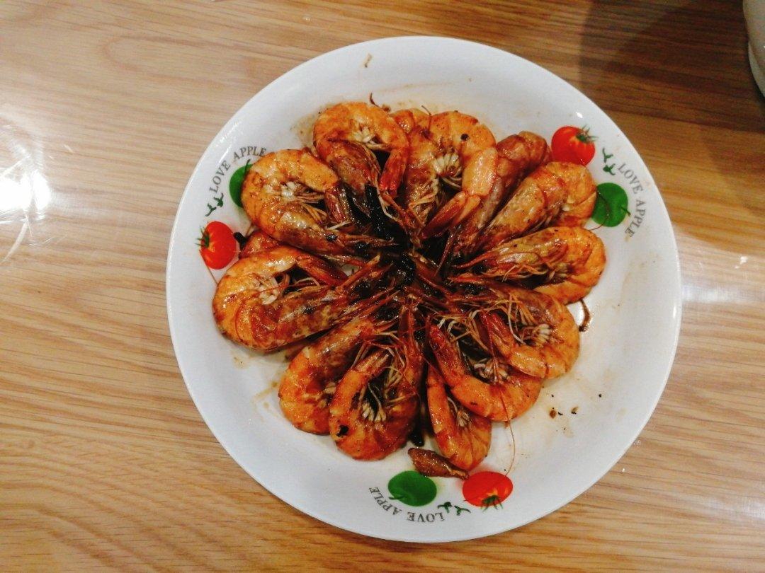 糖醋开背虾