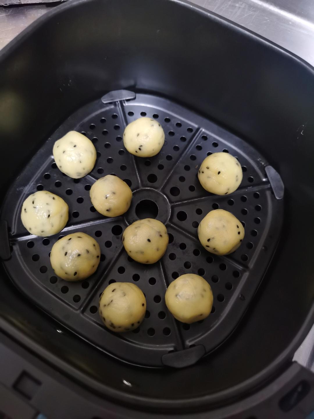 空气炸锅版空心麻薯