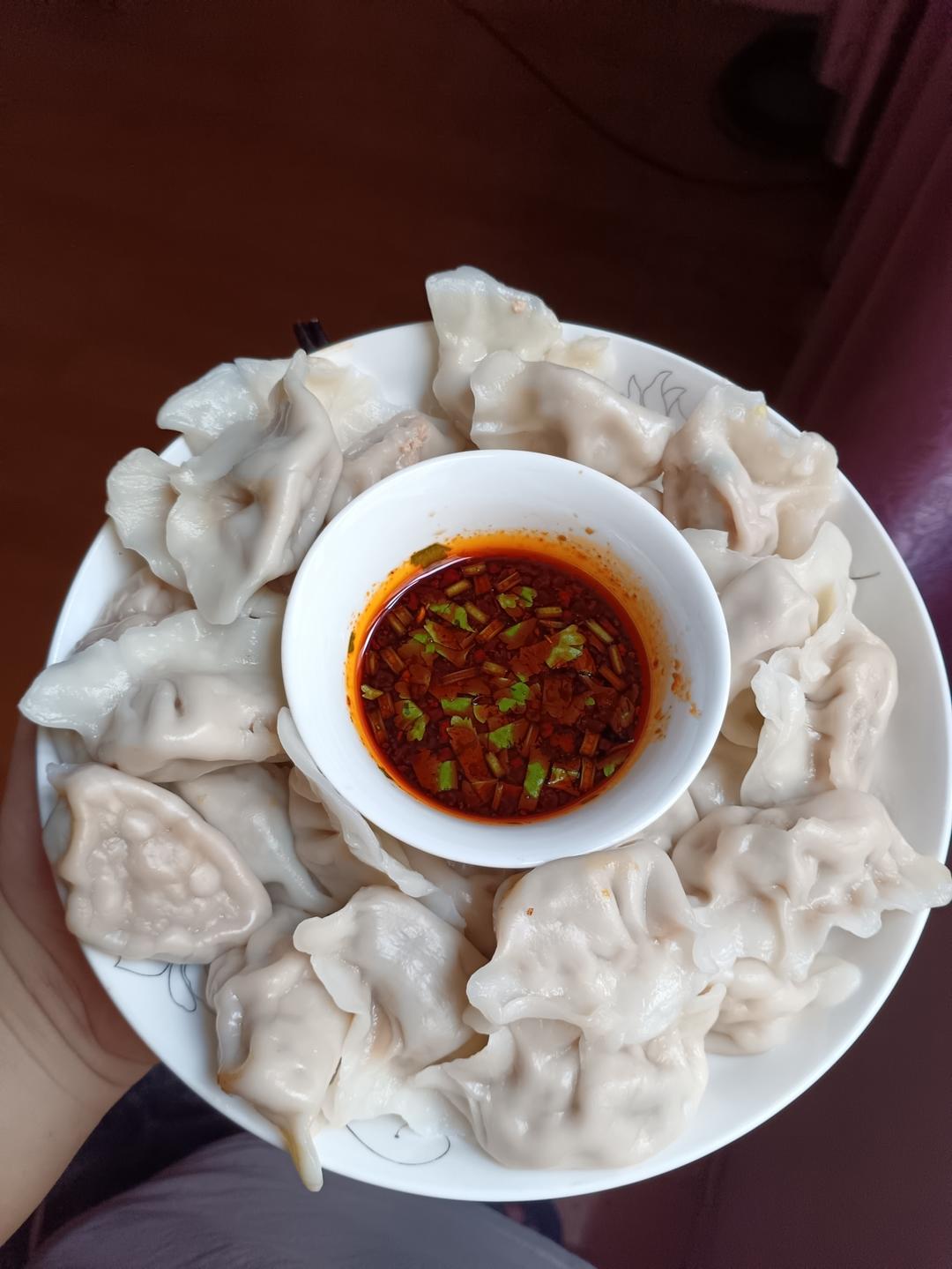 私家饺子蘸酱