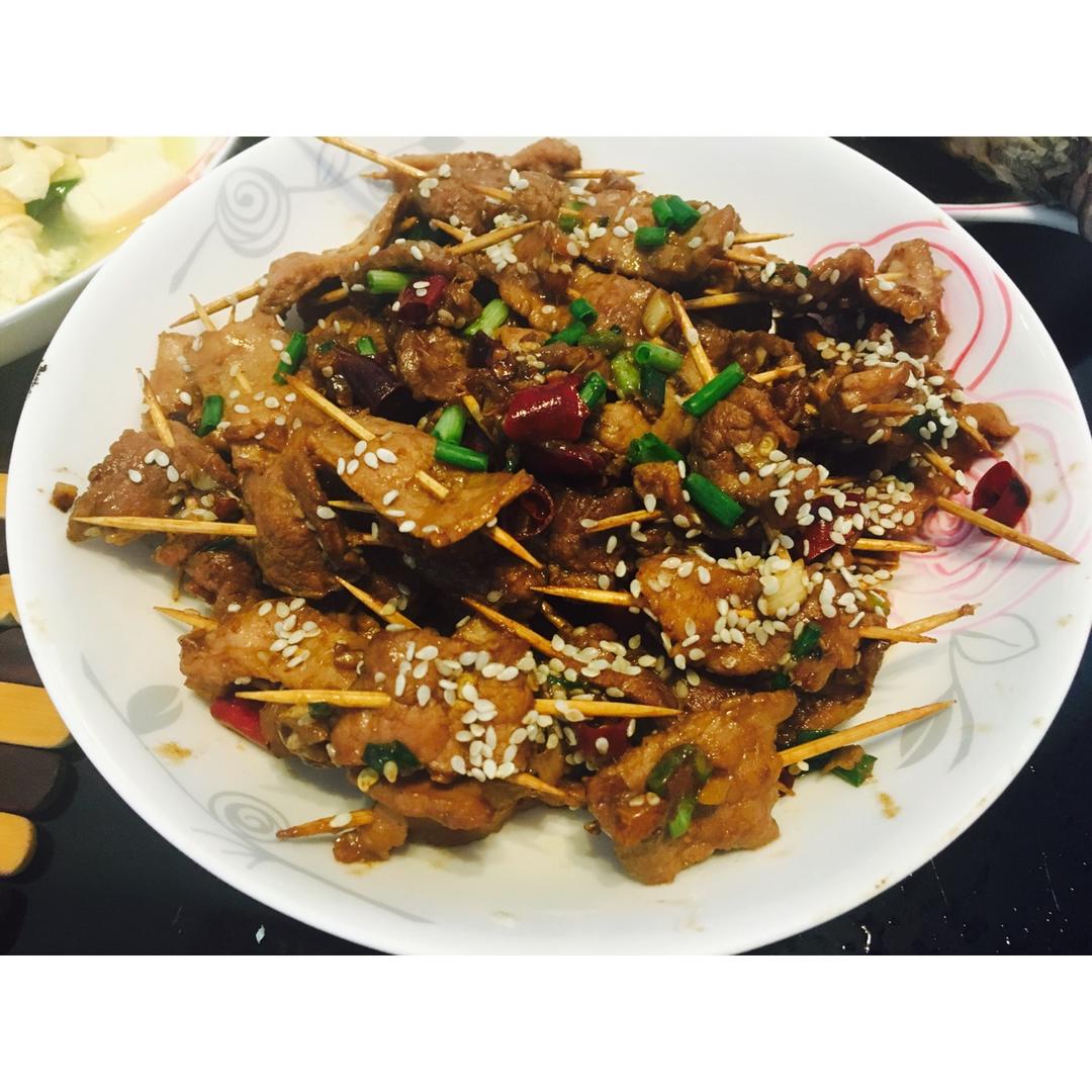 牙签牛肉 道地湖南味