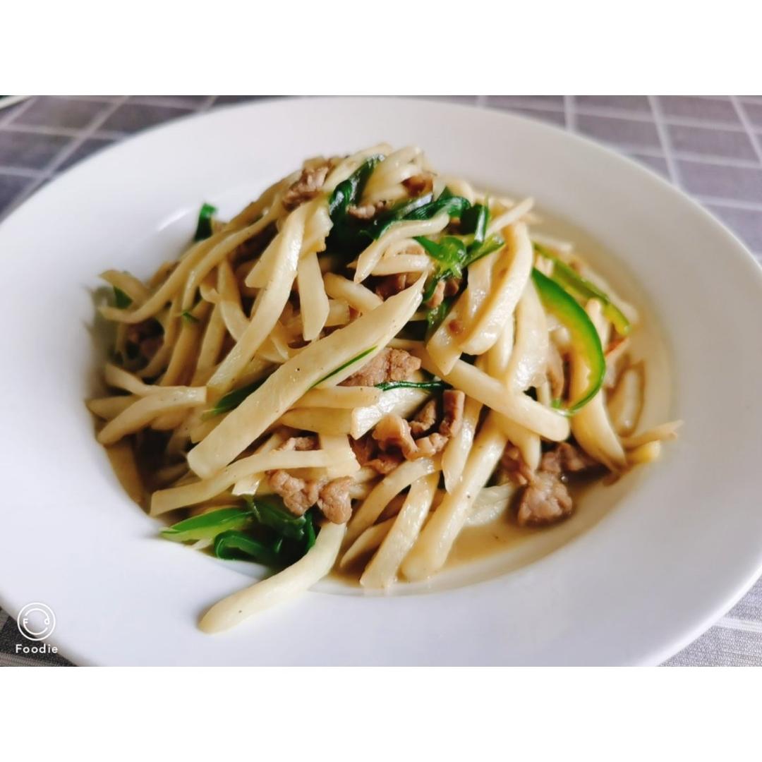 茭白炒肉丝