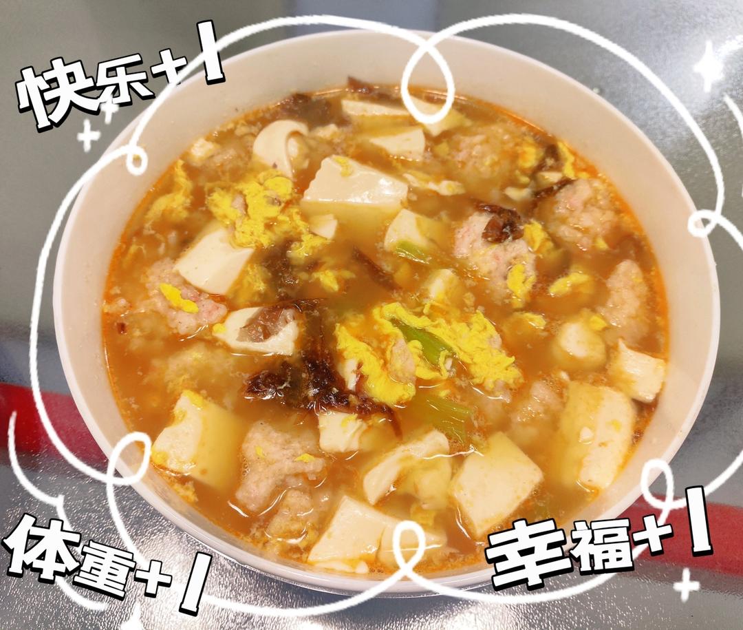 低卡鲜美的紫菜虾滑汤！好喝不胖减脂餐