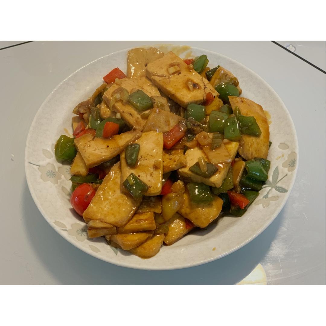 家常豆腐(彩椒版)