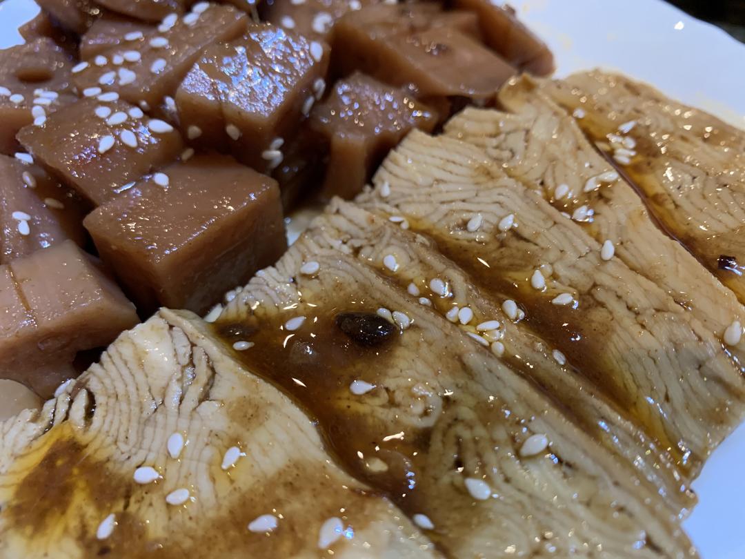 快手涼拌素鵝