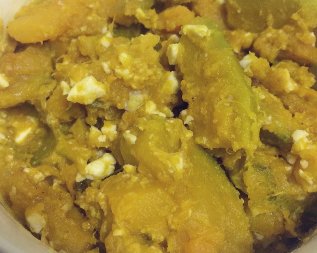 蛋黄焗南瓜（全蛋无油炸）