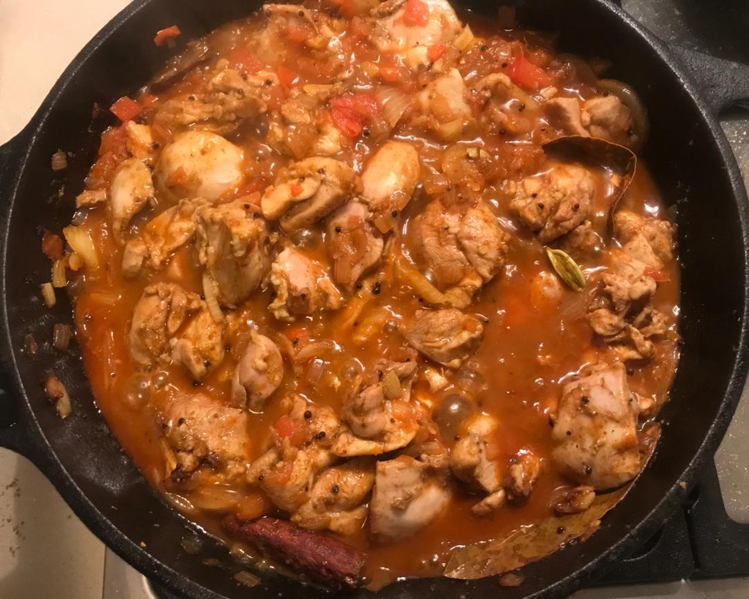 斯里兰卡黑椒鸡肉咖喱